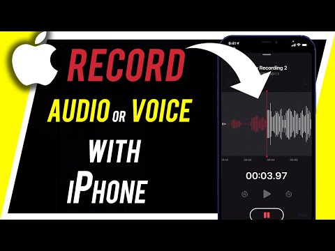 Tap on the audio recording