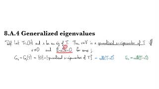 8.A.4 Generalized eigenvalues