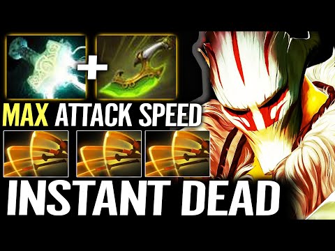 Hard Carry Juggernaut Max Attack Speed + Aghs Scepter Unlimited Slash Nobody Can Stop Him Dota 2