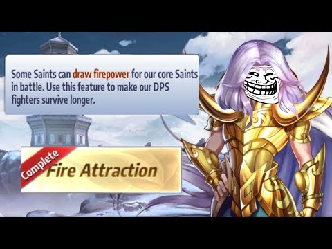 Elite Train Hall - Fire Attraction - Saint Seiya Awakening