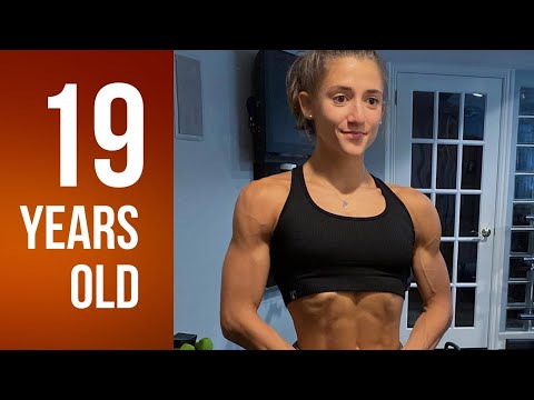 19 years old muscle girl Kat