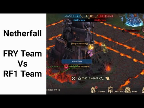King of Avalon Netherfall  FRY Team Vs RF1 Team