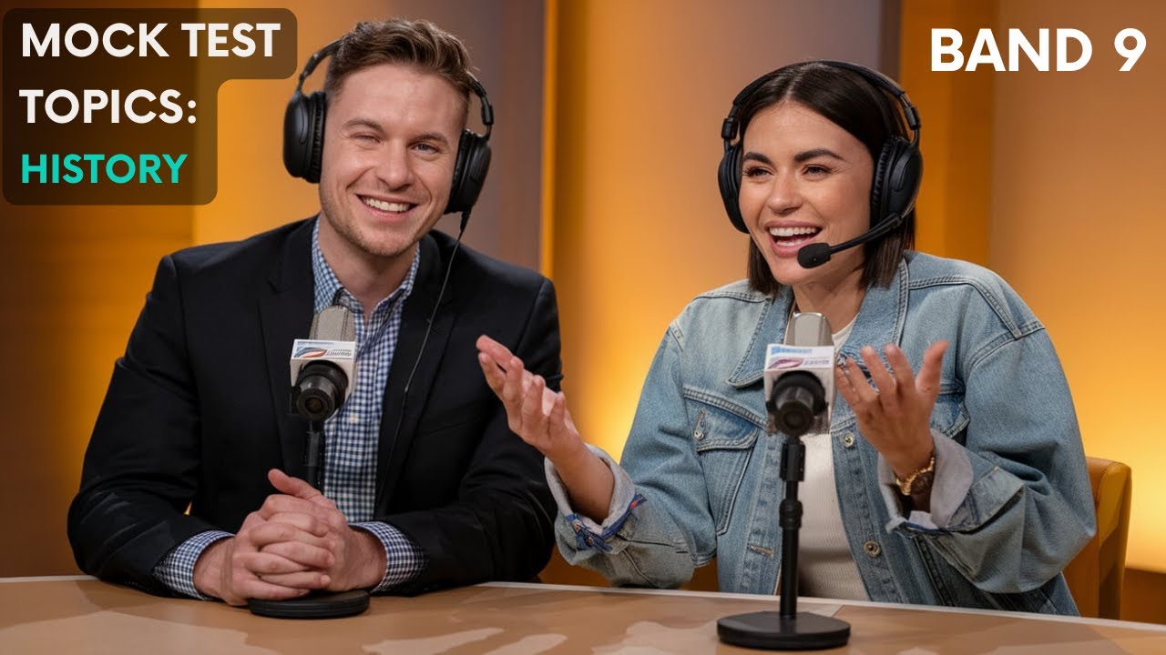 IELTS Speaking Mock Test - HISTORY Episode : 15 | IELTS Podcast | IELTS SPEAKING