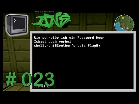 MINECRAFT BIG DIG [DEUTSCH][HD+] #023- Computercraft: Password Door ► Lets Play Minecraft