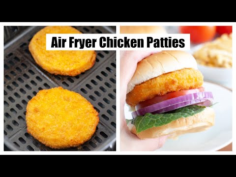Air Fryer Chicken Patties / Air Fryer Frozen Chicken...