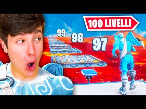 I COMPLETED THE 100-LEVEL NABBI DEATHRUN IN FORTNITE!! *INCREDIBLE*