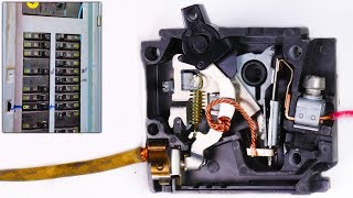 How a Circuit Breaker Works in Slow Motion - Warped Perception - 4K