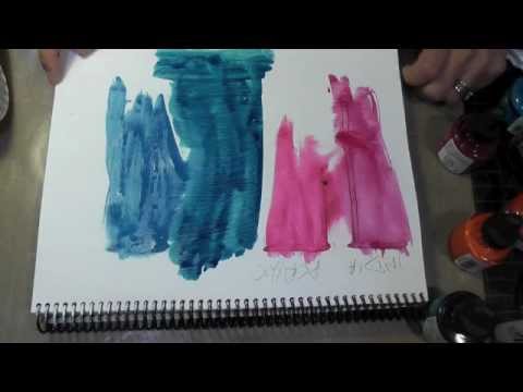 Dr. Martin's Bombay India ink Vs Super Fluid Acrylic Review