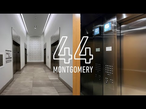 Fast High Rise OTIS Traction Elevators - 44 Montgomery - San Francisco, CA