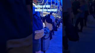 Longest. Cruise. Exit. EVER 🚢#CruiseLife #MSCAdventures #TravelFails