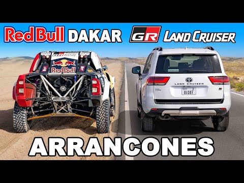 Auto Red Bull Dakar vs GR Land Cruiser: ARRANCONES