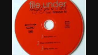 File under - Tonight you're a star