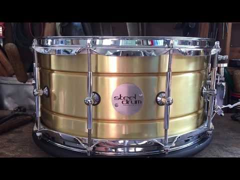 Steeldrum 14x6,5 Brass – Test