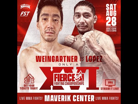 Warren Weingartner vs Julius Lopez - Fierce Fighting Championship 16