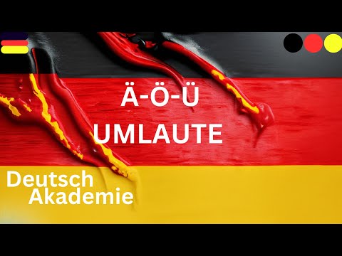 UMLAUTE richtig aussprechen ( Ä-Ö-Ü )/ GERMAN Umlaut/ besser Deutsch sprechen/ German Akademie