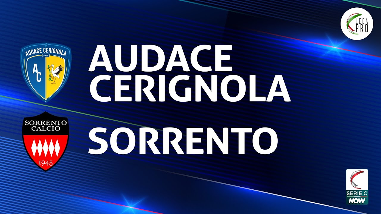 Audace Cerignola vs Sorrento highlights