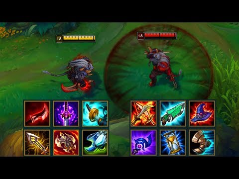 FULL AD RENGAR vs FULL AP RENGAR - Insane One Shots In League of Legends