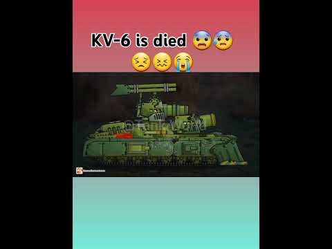 KV-6 vs SMK .KV-6 is died 😨😰😖😣😭#homeanimation #tank_cartoon #edit #shorts