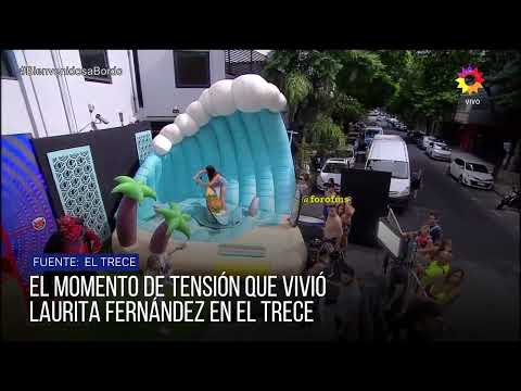 El momento de tensión que vivió Laurita Fernández en El Trece