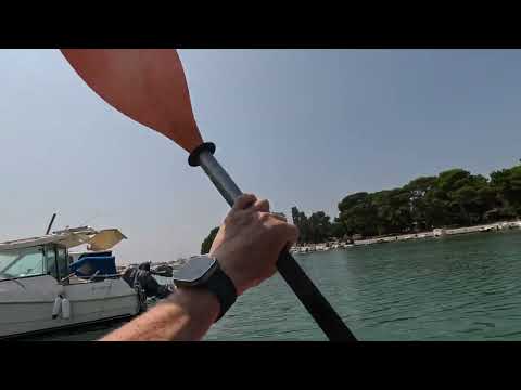 FK on Tour F1, Paddeltour durch einen Hafen