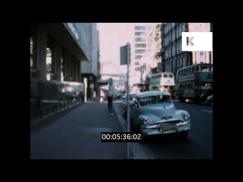 1960s Sydney, Australia, Street Scenes, Transport, Home Movies, 8mm
