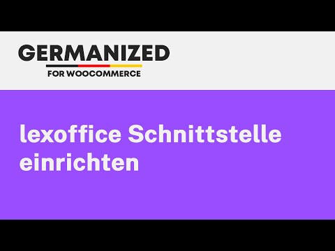 Germanized für WooCommerce - Lexoffice Schnittstelle
