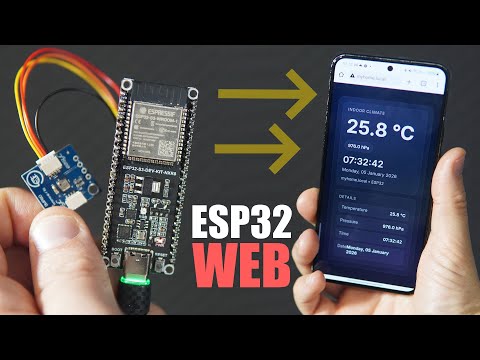 ESP32 Web Server Step by Step | Time, Temperature & Modern UI