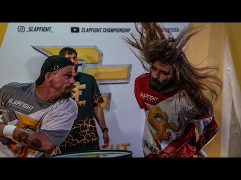 ‘Shamokin Thunder Clap’ vs ‘the Cannon’ 1 and 2 at SlapFIGHT
