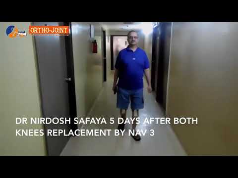 NAV 3 Computer navigated Triathlon knee replacement by Dr Subhash Jangid