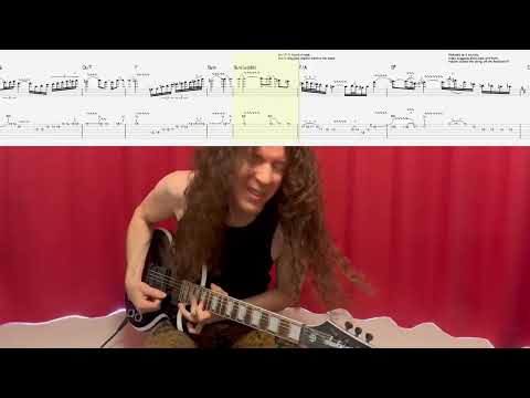 Marty Friedman's guitar solo on "the last biggest shred collab in the world" [Transcription + TAB]
