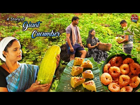 "A Story of Cucumber Cake" | Traditional Village Cooking | Village Breakfast | Red Soil Stories