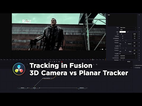 Tracking in Fusion: 3D Camera vs Planar Tracker | DaVinciResolve 17 Tutorial