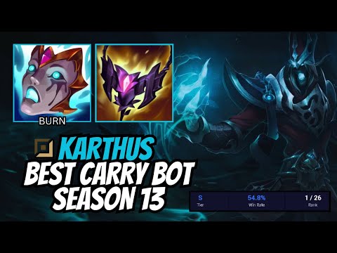 KARTHUS BOT IS BROKEN! How to Carry |  Season 13 League of Legends