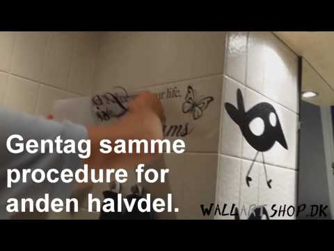 Monteringsguide til Wallstickers