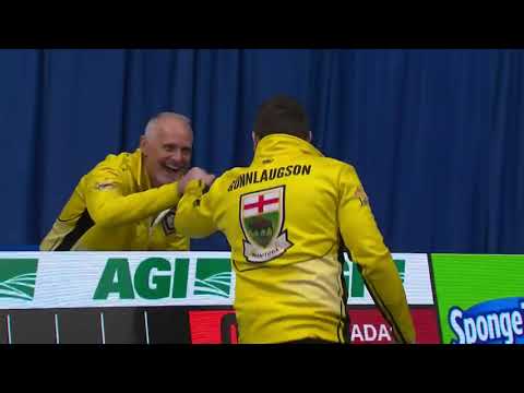 Jason Gunnlaugson - Double for 4 vs. Quebec - 2020 Tim Hortons Brier