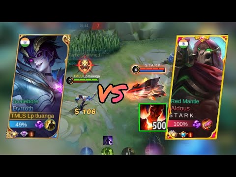 DYRROTH VS ALDOUS 500 STACK | DAMAGE HACK VS ONE PUNCH MAN ! WHO WILL WIN ( INTENSE MATCH )