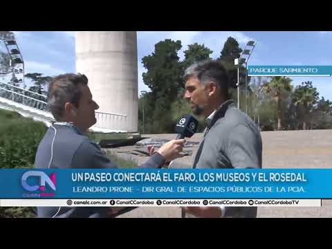 Móvil con Gustavo Bee Sellares   Obras en el Parque Sarmiento   Leandro Prone   Dir  Gral  de Espaci