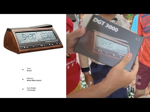 Unboxing the DGT3000 Chess Clock Limited Edition (ordered from Amazon)