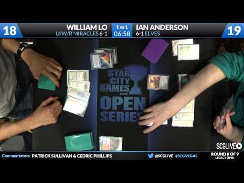 SCGVEGAS - Legacy - Round 8b - William Lo vs Ian Anderson [Magic: the Gathering]