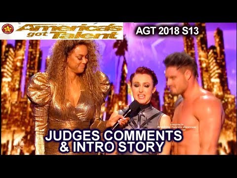 Duo Transcend FULL JUDGES COMMENTS & INTRO STORY Love & Family  America's Got Talent 2018 Finale AGT