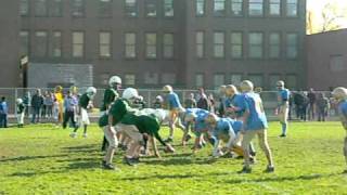 preview picture of video 'HARD HITS MORGAN PARK FOOTBALL #56 C. STOLAN'