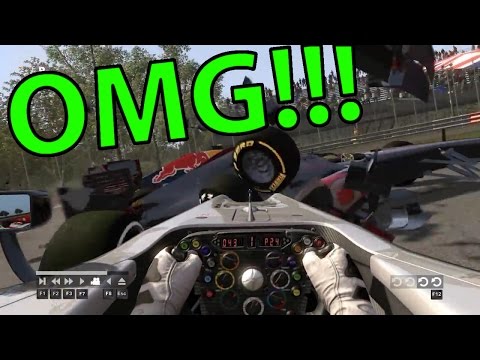 Reenactment Of Liuzzi's Crash Monza 2011