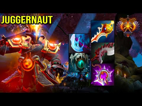 CRAZY OMNISLASH [ Juggernaut ] INTENSE TEAM FIGHT - DOTA 2 GAMEPLAY