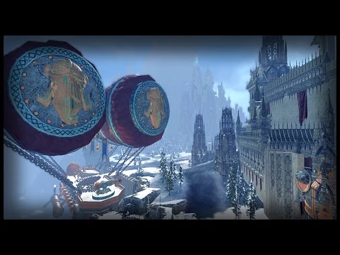 Epic Airship Siege Battle - Custom Map Battle | Warhammer Total War Gameplay