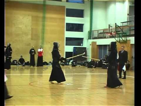 Poland Individual Men Kendo Championship 2011 - Wial(aka) vs Barylski(Shiro)