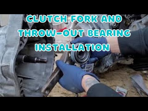 Nissan clutch fork and throw-out bearing installation explanation SR20 ka24de ka24det 300zx