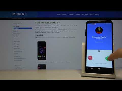 All functions of Incoming call on BLUBOO S8