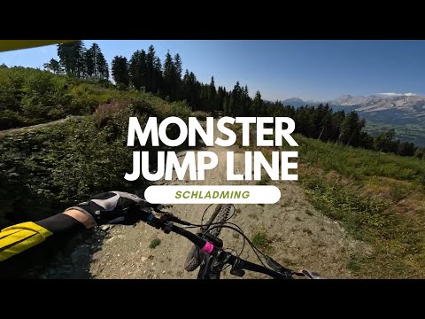 Monster Jump Line | massiv Jumps 🚀| Bikepark Schladming Austria 🇦🇹 full run POV RAW