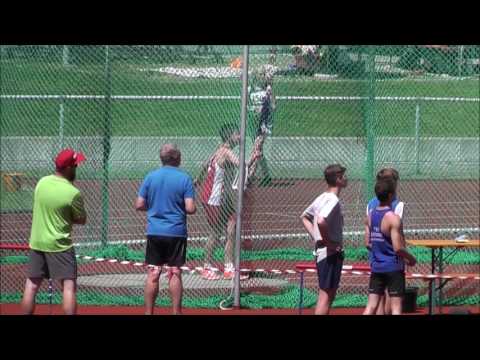 Lukas Neugebauer 36,41m Diskus 2.Platz Kreismeisterschaften U16 am 27.5.17 in Kirchheim