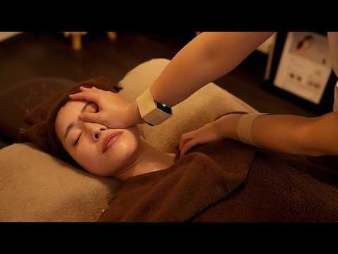 (ASMR) Japanese Omotenashi That Puts You to Sleep — 3-in-1 with Facial, Decollete & Foot Massage